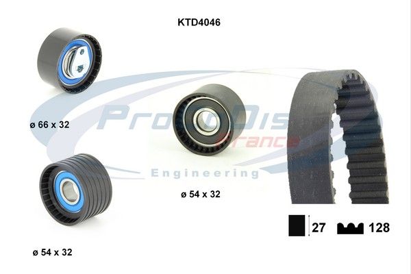 PROCODIS FRANCE paskirstymo diržo komplektas KTD4046